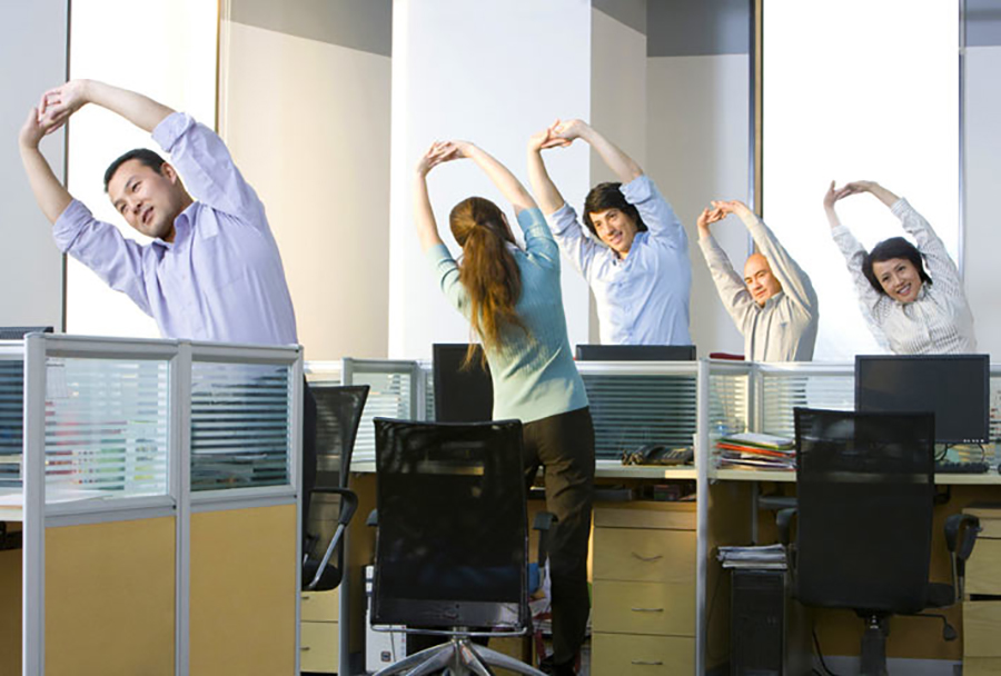 Come contrastare vita sedentaria in ufficio Love office
