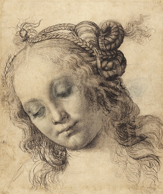 disegno a carboncino Verrocchio Love Office