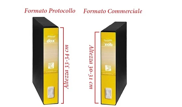 registratori formato protocollo e commerciale Love Office